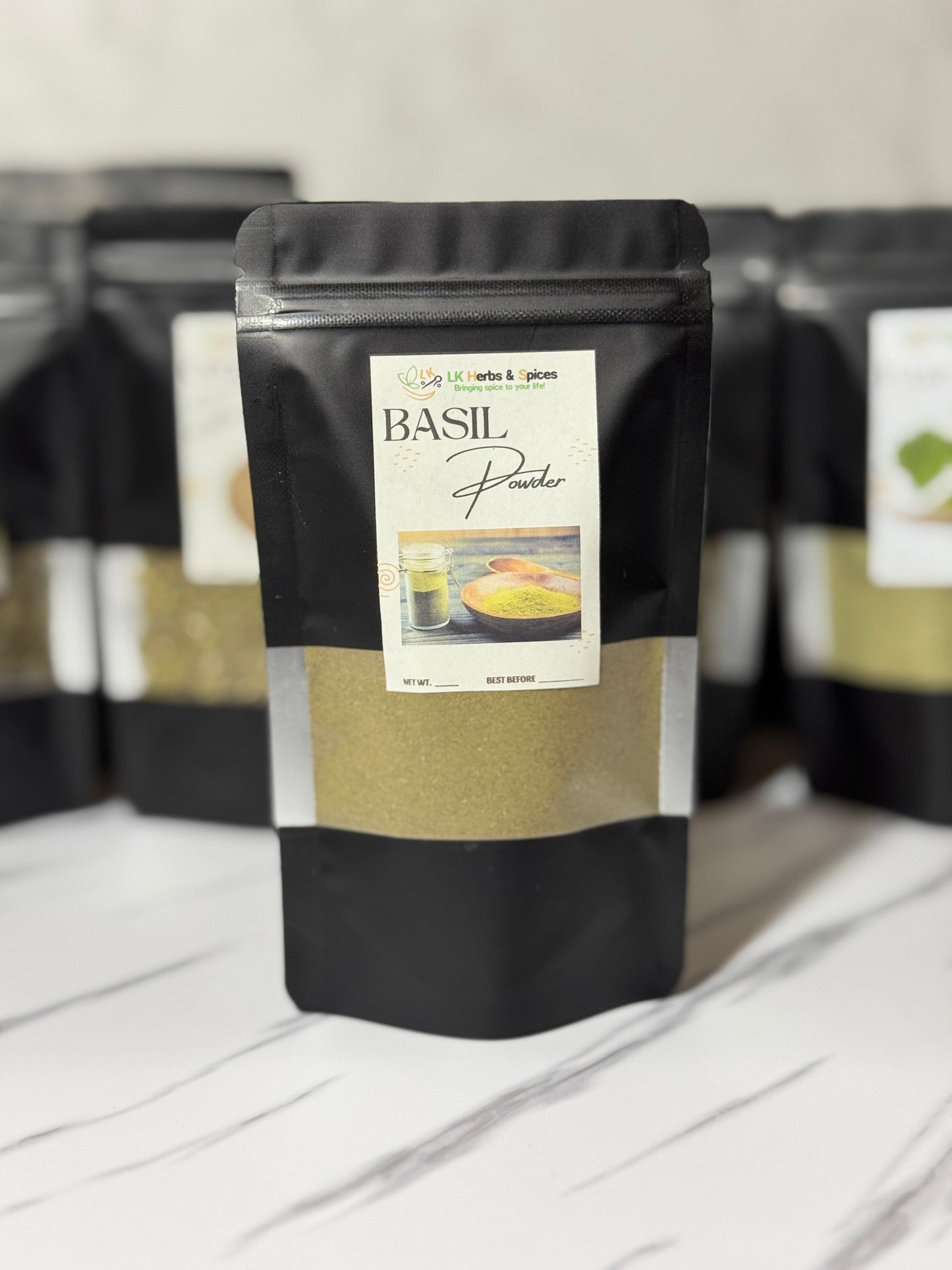 BASIL POWDER - 50g REFILL POUCH