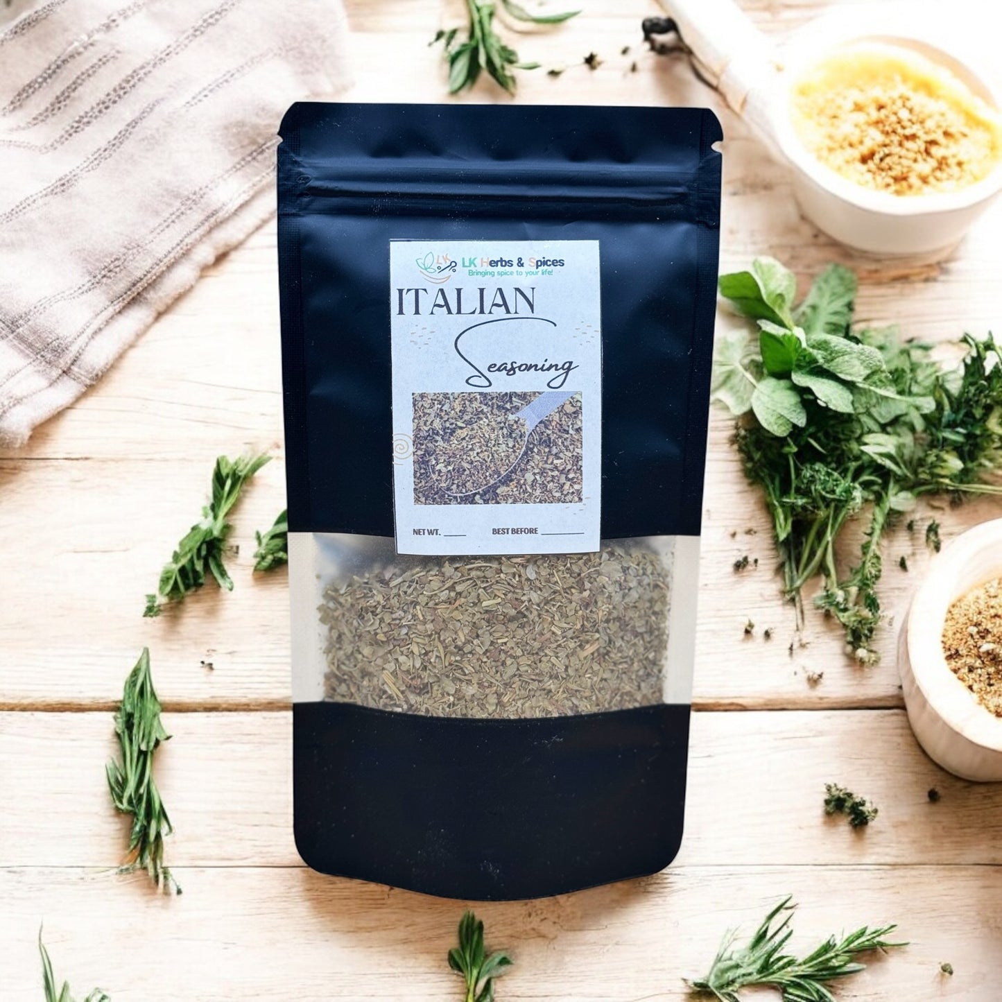 ITALIAN SEASONING HERBS - 20G REFILL POUCH