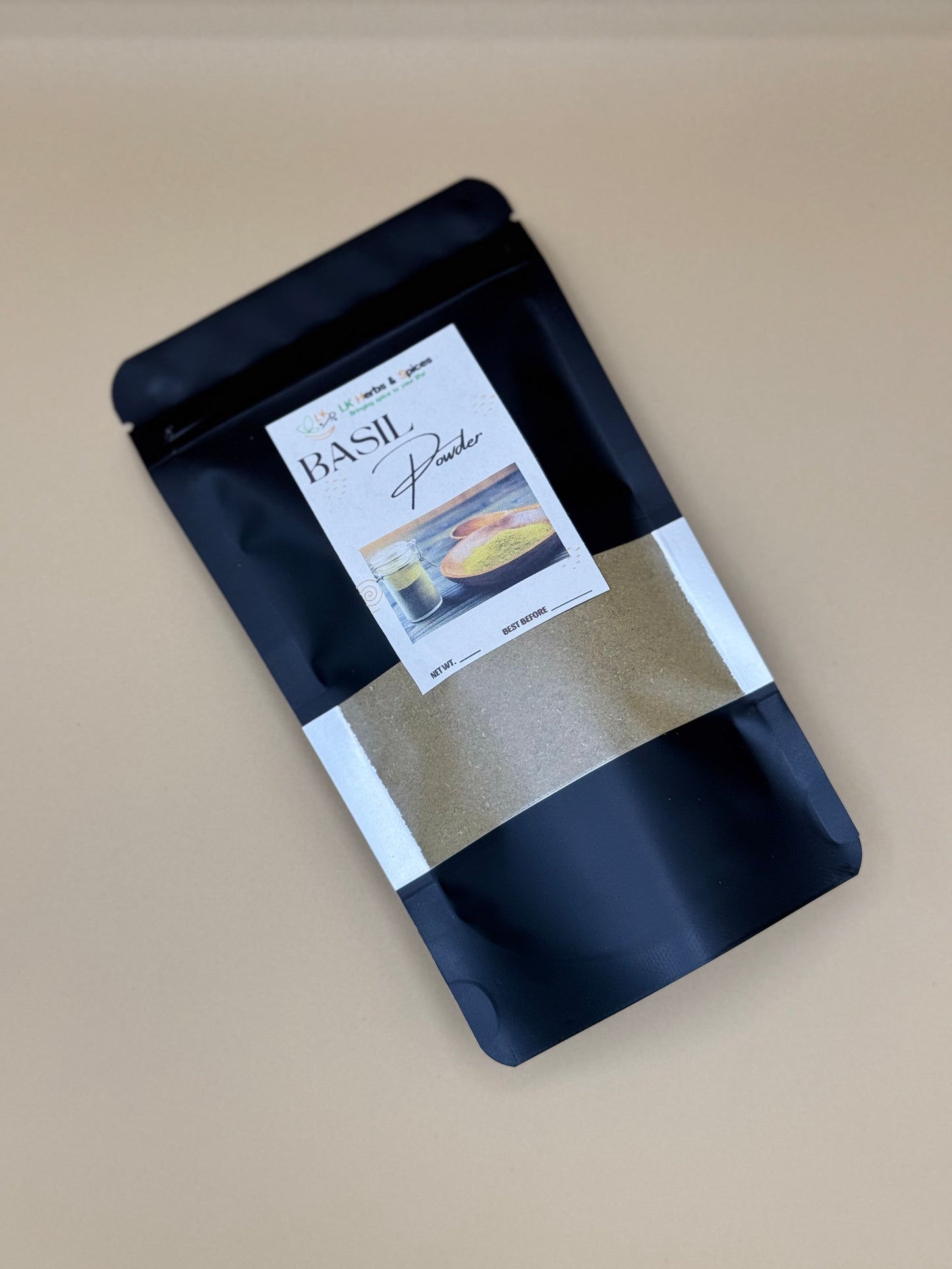 BASIL POWDER - 50g REFILL POUCH