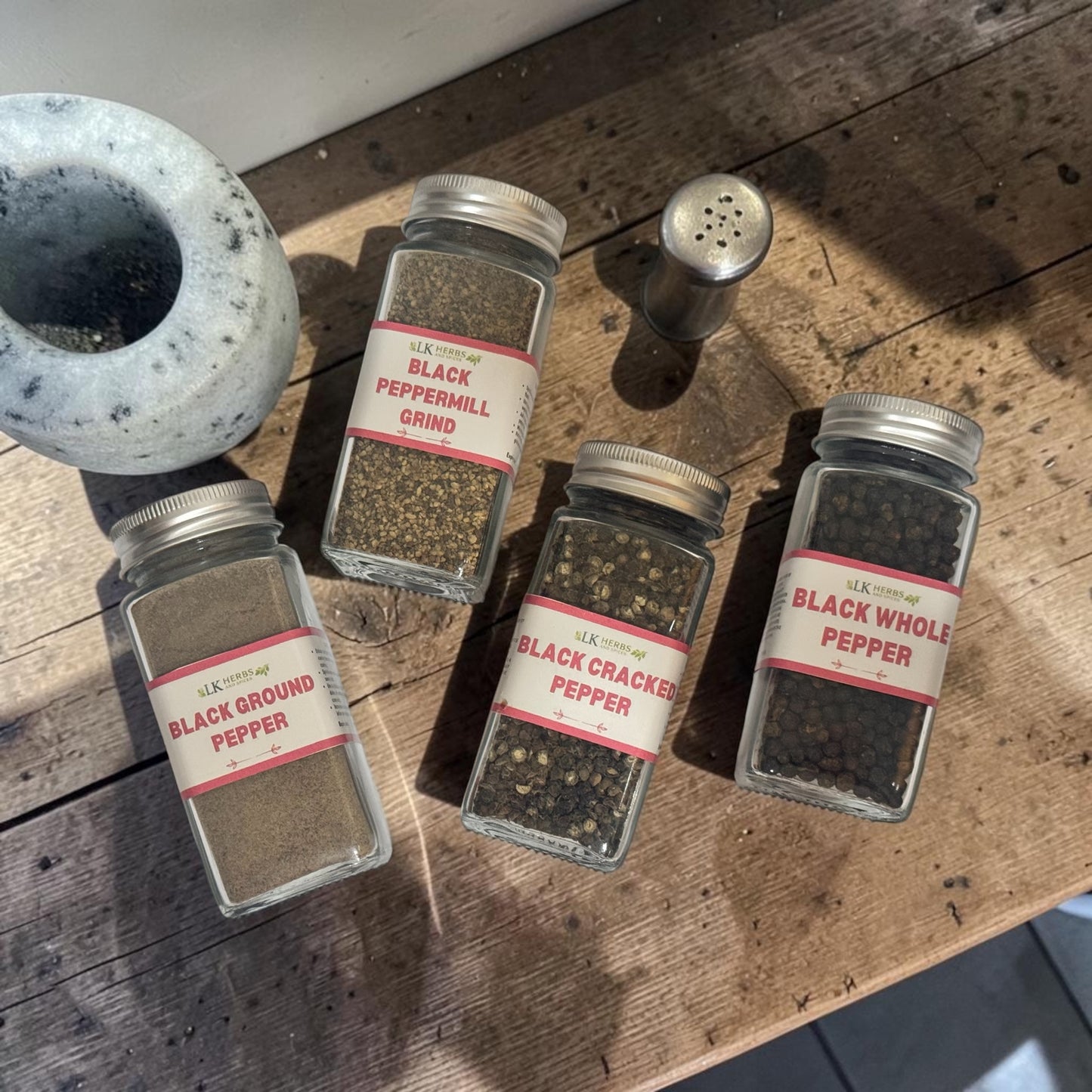 BLACK PEPPER BUNDLE - SPICE JARS