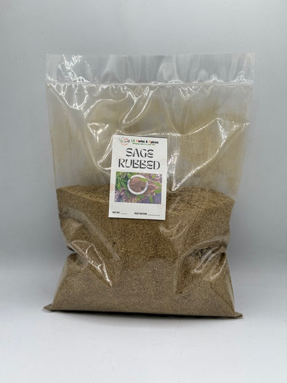 SAGE RUBBED