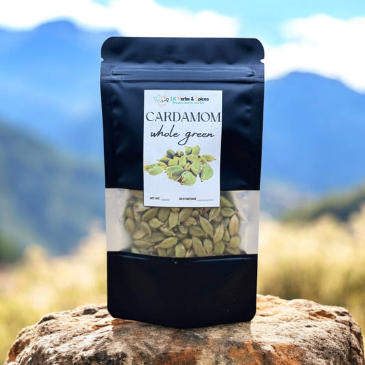 CARDAMOM WHOLE GREEN - 25g REFILL POUCH