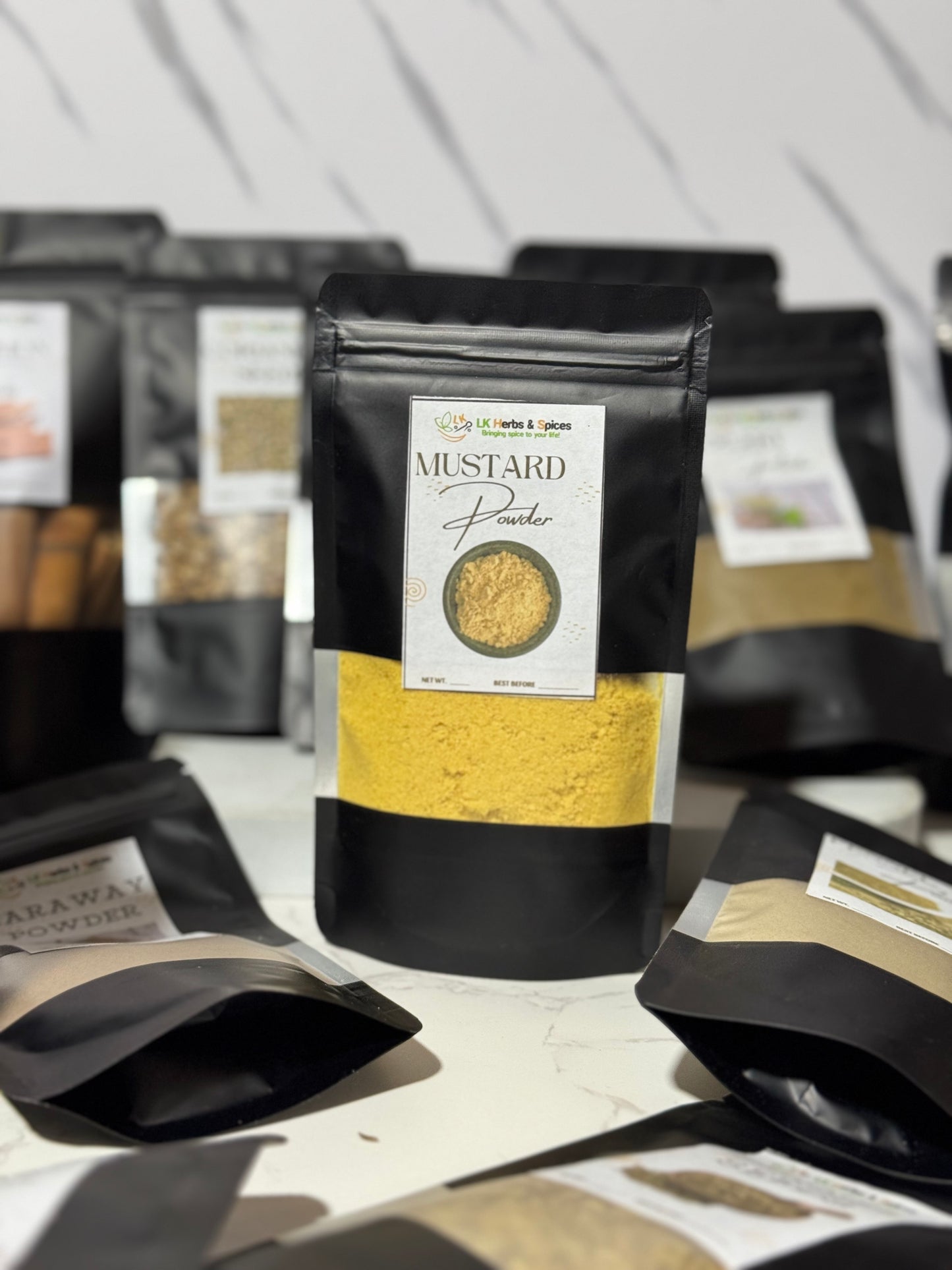 MUSTARD POWDER - 50g REFILL POUCH