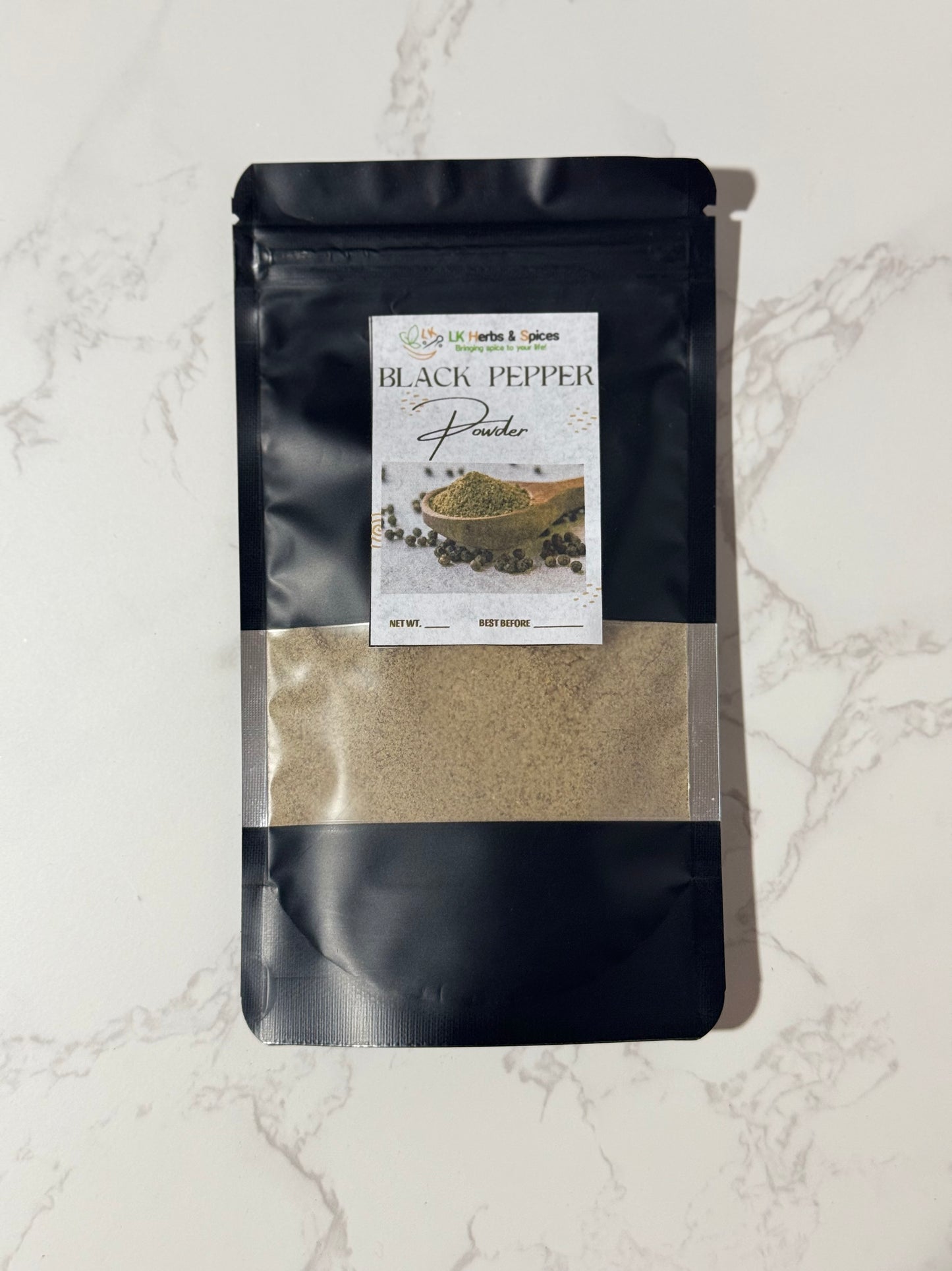 BLACK GROUND PEPPER - 50g REFILL POUCH