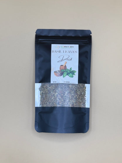 BASIL DRIED LEAVES - 20g REFILL POUCH