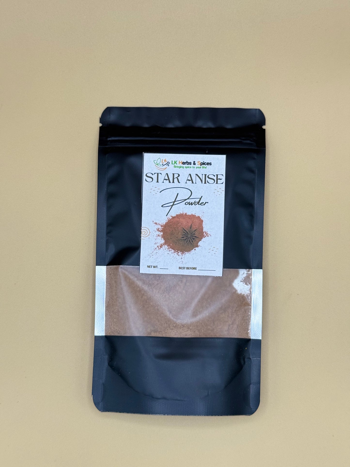 STAR ANISE POWDER - 50g REFILL POUCH