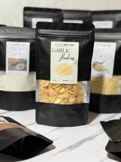 GARLIC FLAKES - 50g - REFILL POUCH