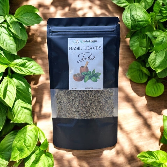 BASIL DRIED LEAVES - 20g REFILL POUCH