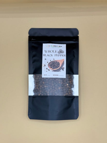 BLACK WHOLE PEPPER - 50g REFILL POUCH