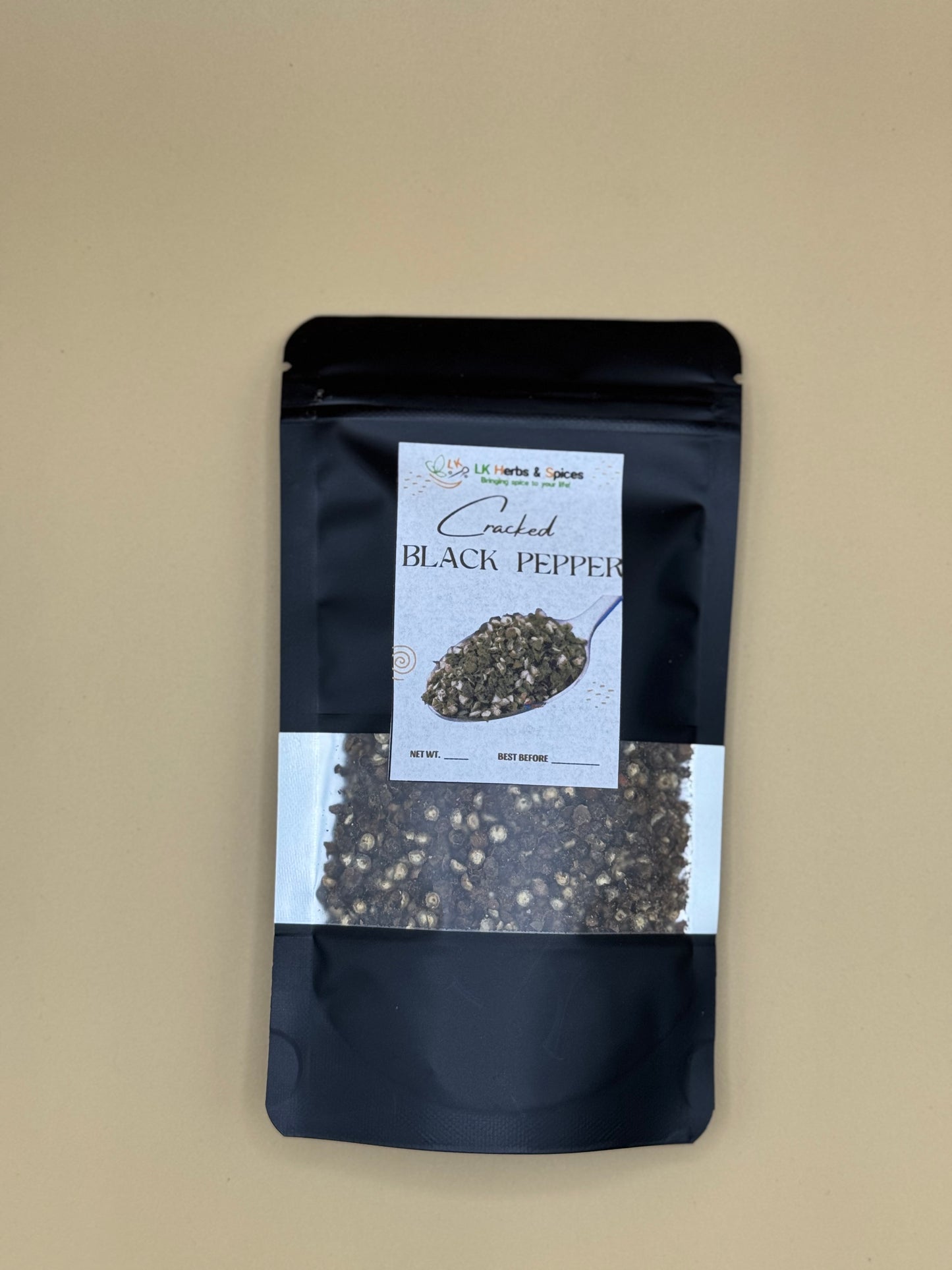 BLACK CRACKED PEPPER - 50g - REFILL POUCH