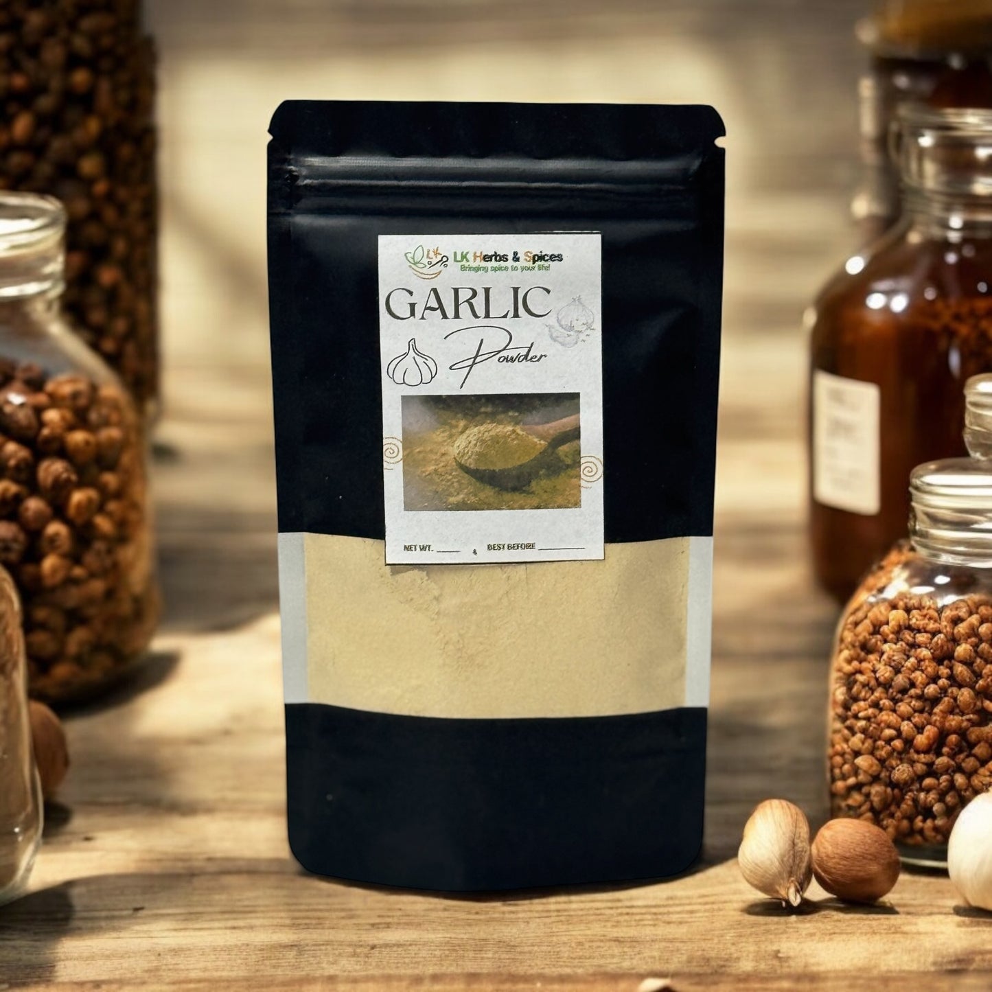 GARLIC POWDER - 50g - REFILL POUCH