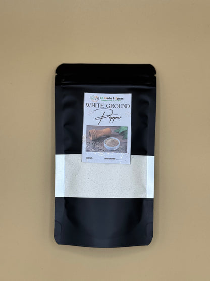 WHITE PEPPER POWDER - 50g REFILL POUCH