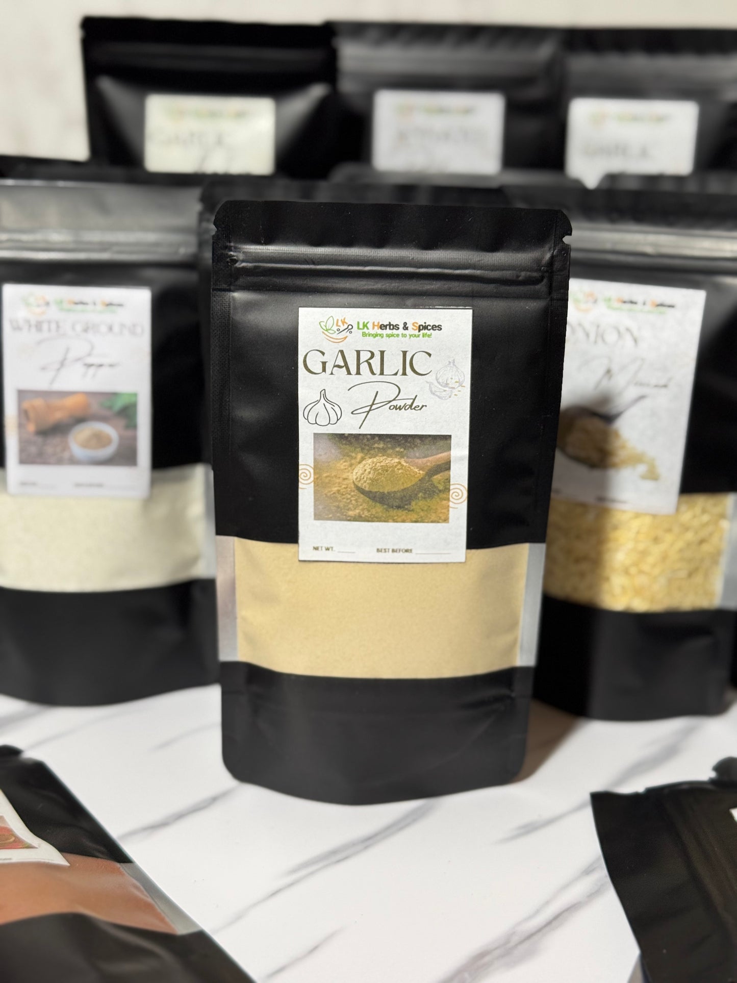 GARLIC POWDER - 50g - REFILL POUCH