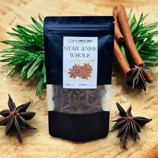 STAR ANISE WHOLE - 25g REFILL POUCH