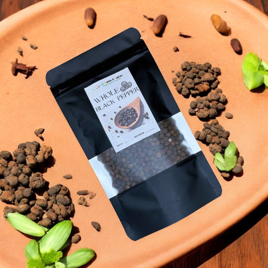 BLACK WHOLE PEPPER - 50g REFILL POUCH