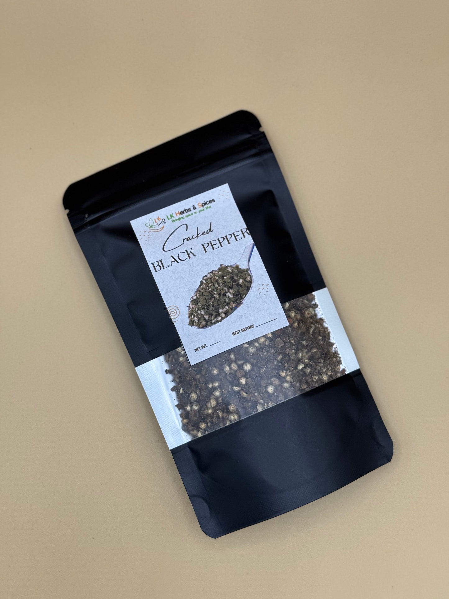 BLACK CRACKED PEPPER - 50g - REFILL POUCH