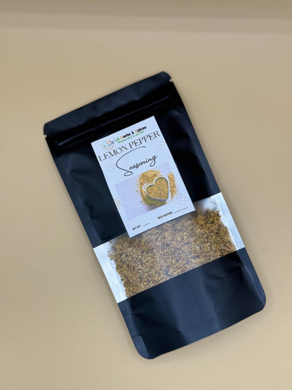 LEMON PEPPER SEASONING - REFILL POUCH 50g