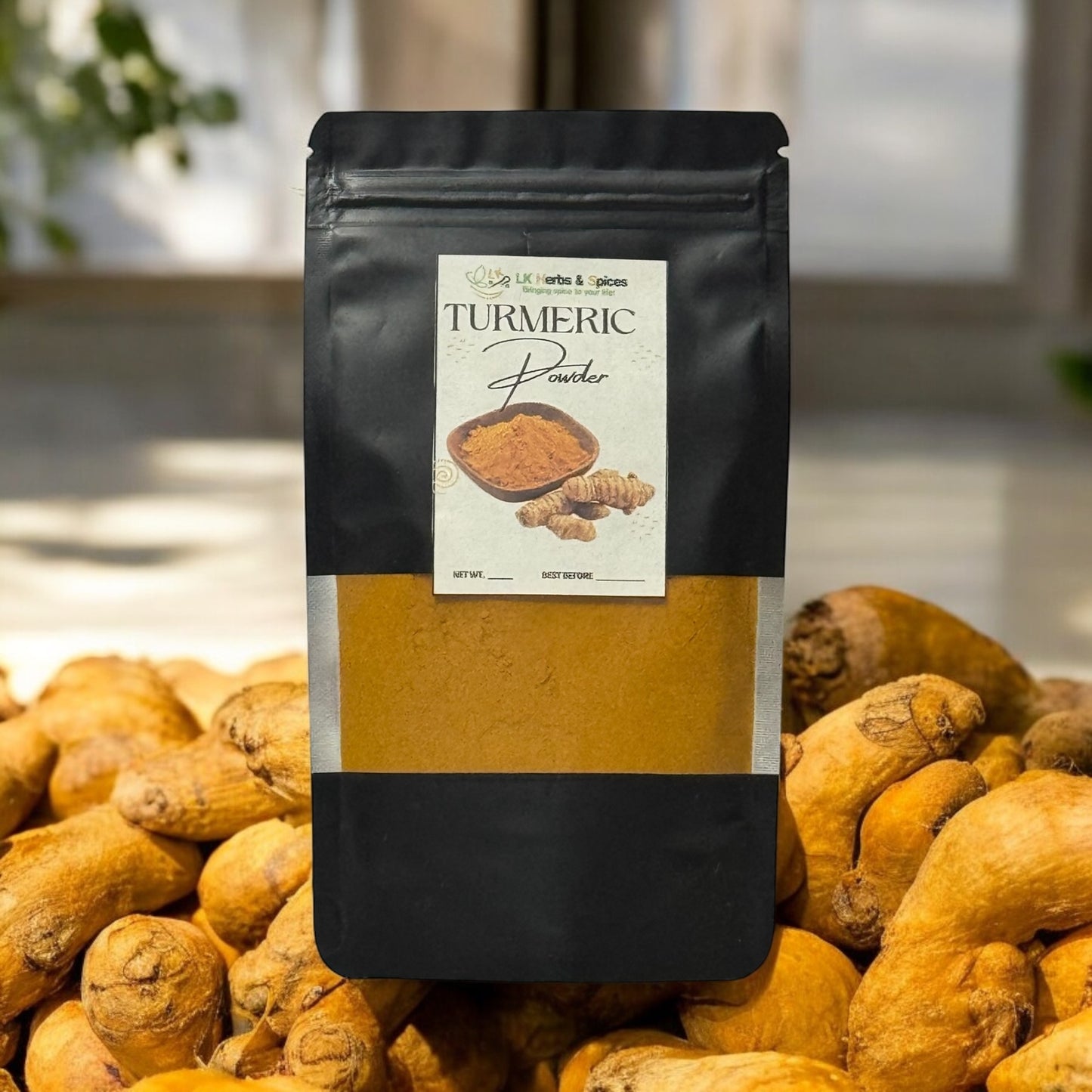 TURMERIC POWDER - 50g REFILL POUCH