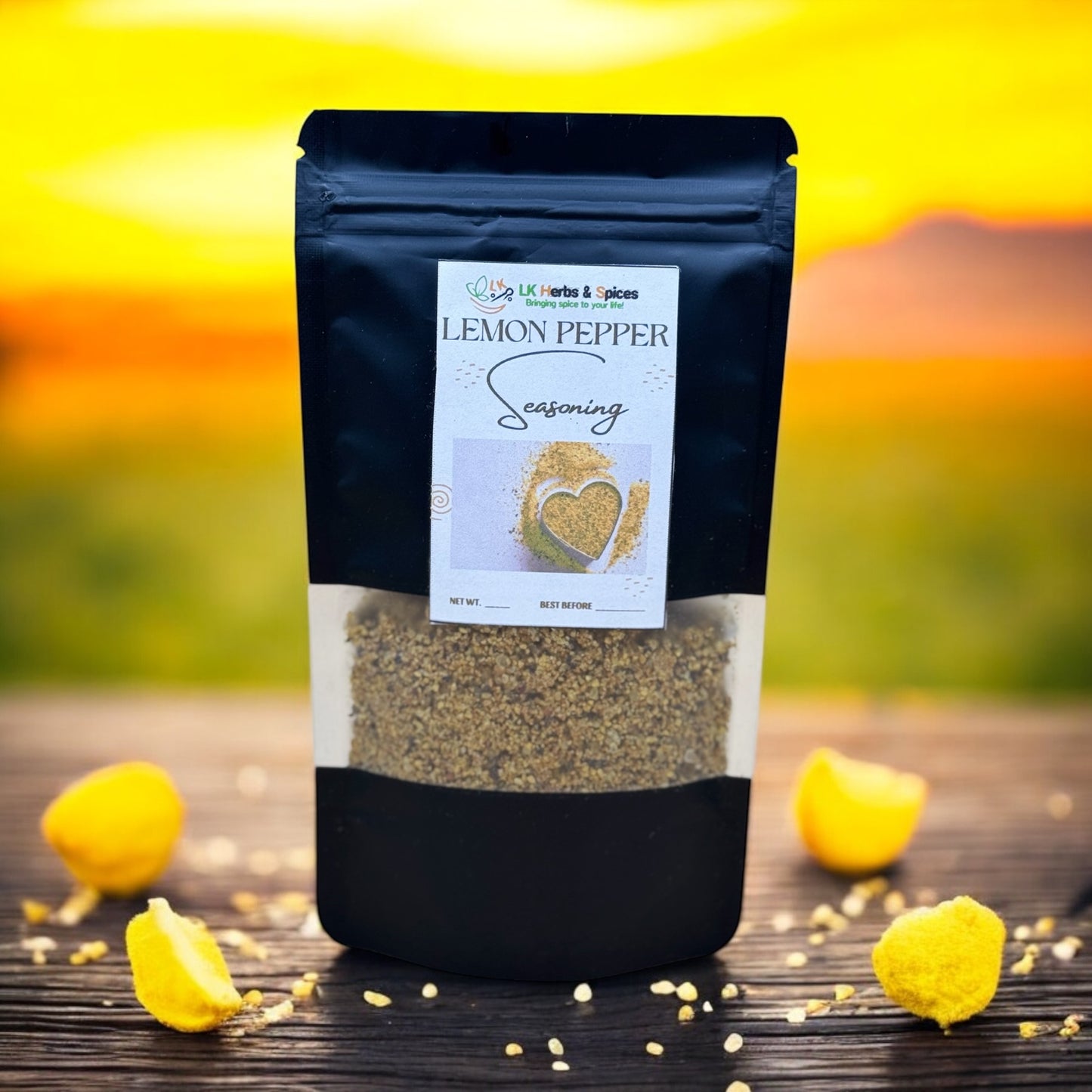 LEMON PEPPER SEASONING - REFILL POUCH 50g