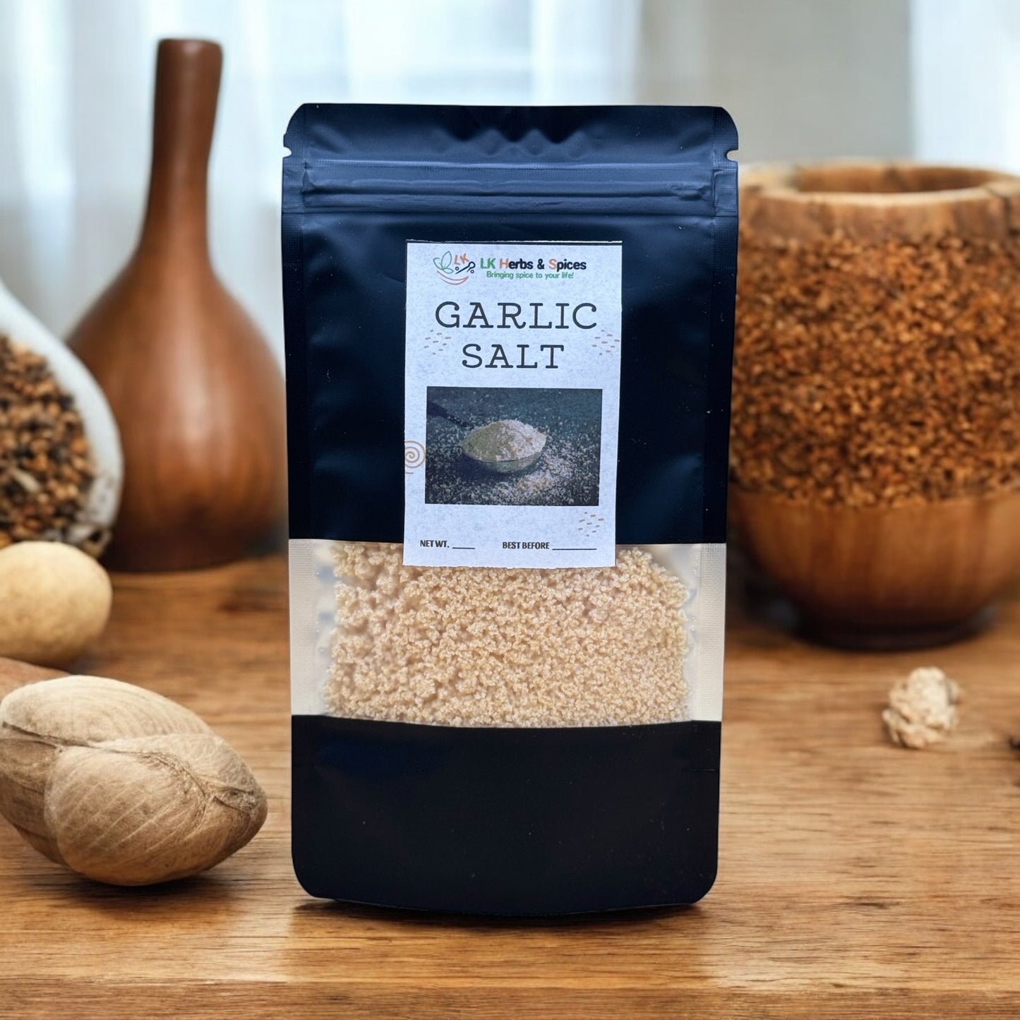 GARLIC SALT - 50g - REFILL POUCH