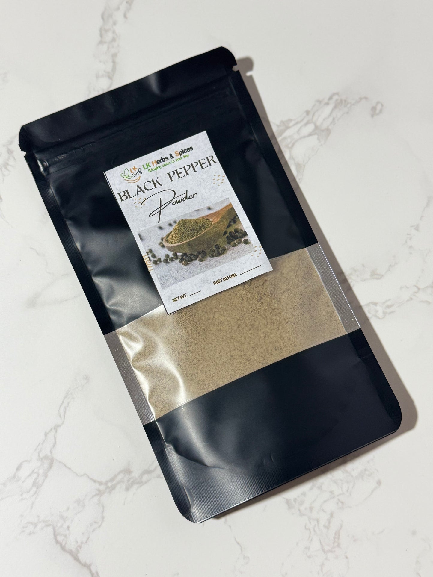 BLACK GROUND PEPPER - 50g REFILL POUCH