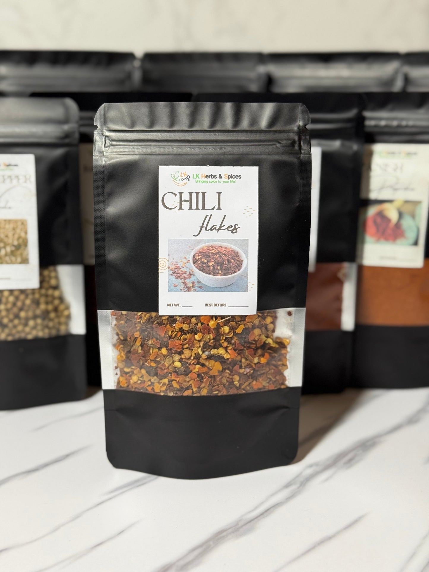 CHILI FLAKES - 25g REFILL POUCH