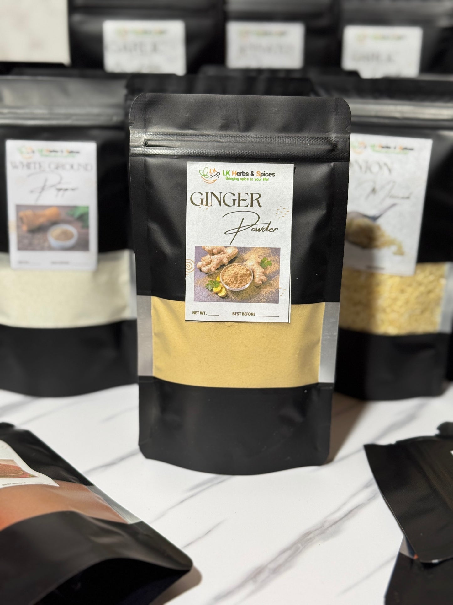 GINGER POWDER - 50g - REFILL POUCH