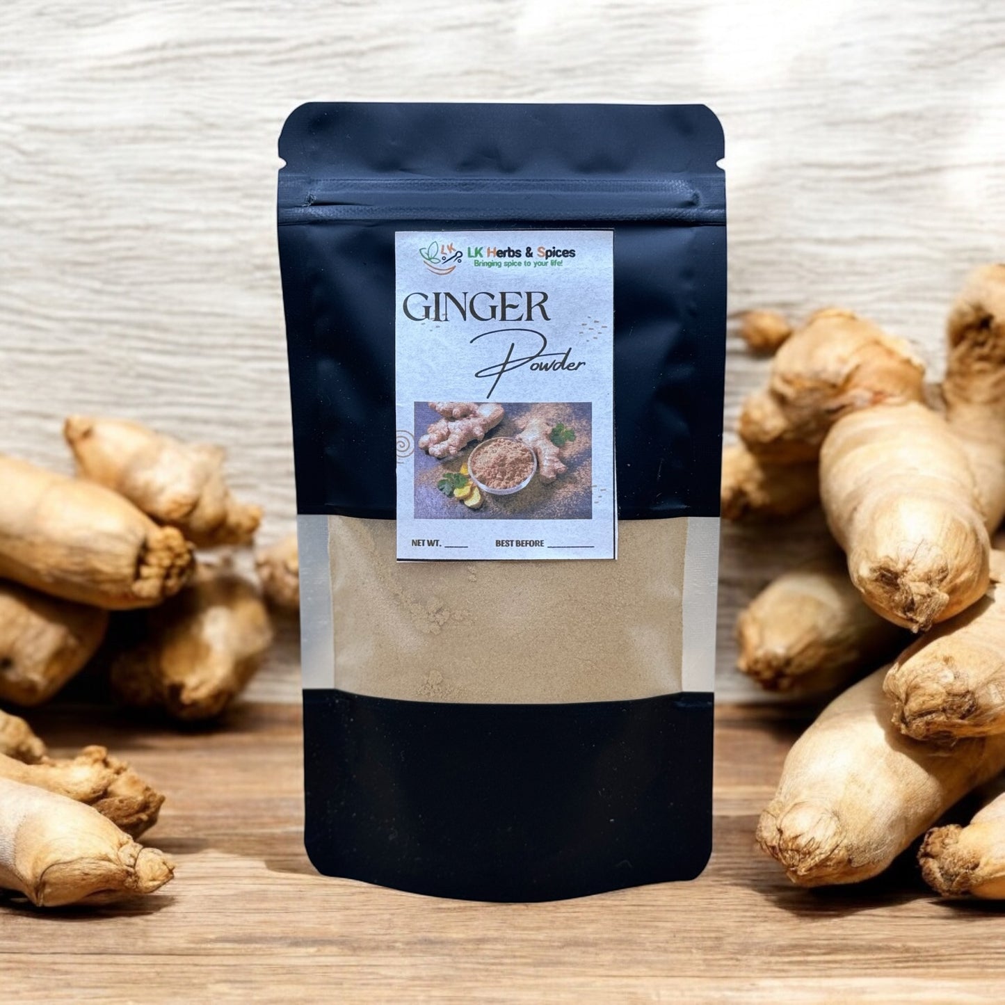 GINGER POWDER - 50g - REFILL POUCH