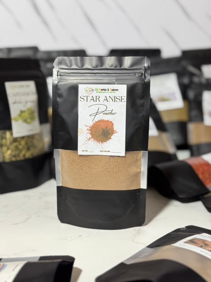 STAR ANISE POWDER - 50g REFILL POUCH