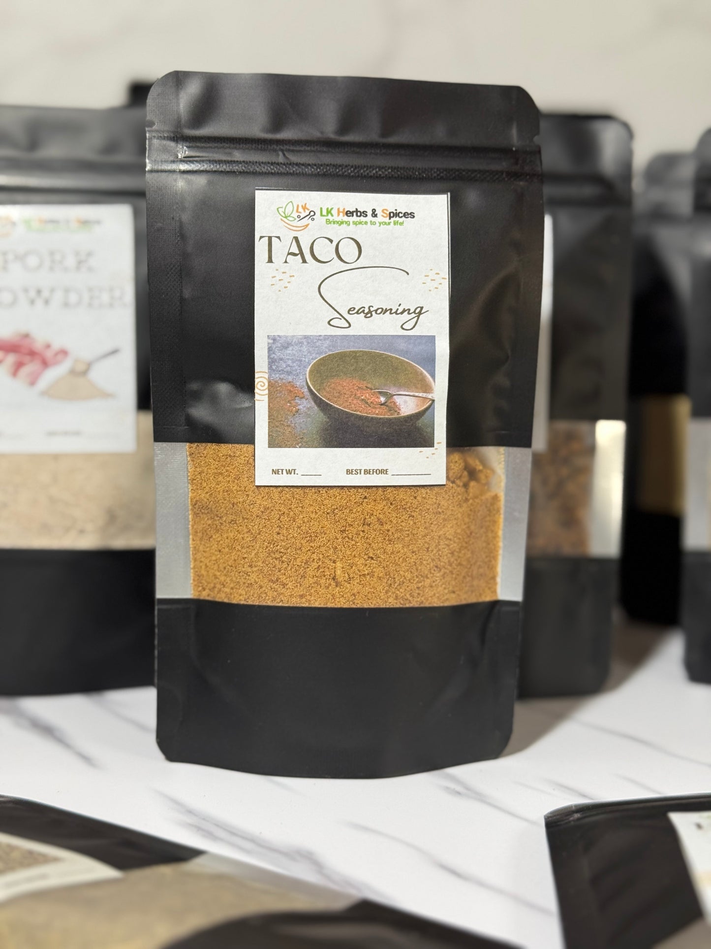 TACO SEASONING - REFILL POUCH 50g