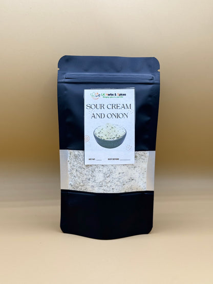 SOUR CREAM AND ONION POWDER - REFILL POUCH 50g