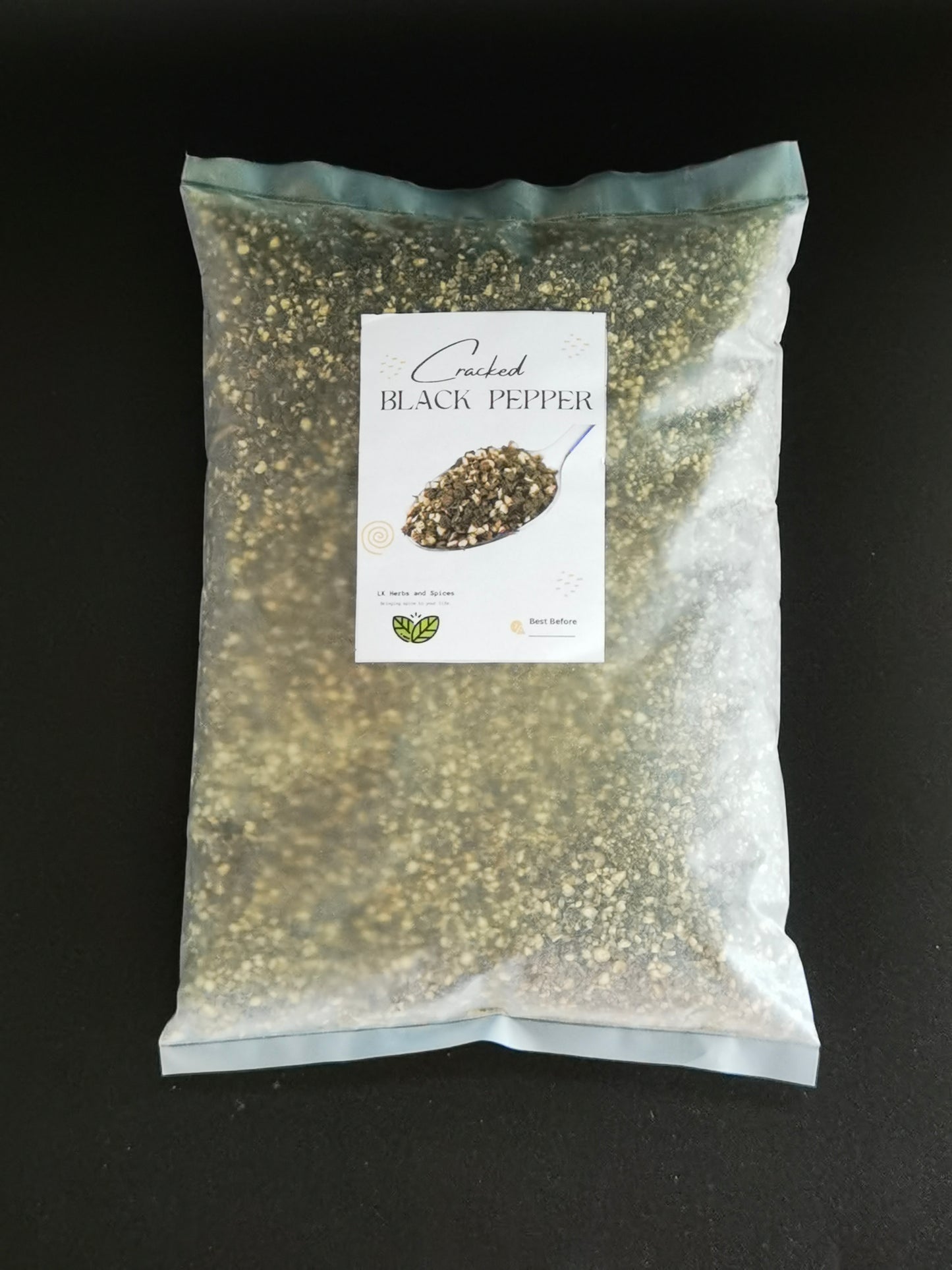 BLACK CRACKED PEPPER - 250g (PP Bag)